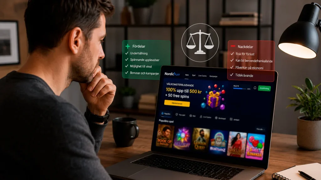 Nackdelar och begränsningar med casino utan konto
