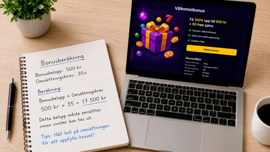 Omsättningskrav och bonusvillkor på Pay N Play casino