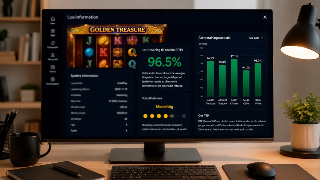RTP och återbetalningsprocent på Pay N Play casino